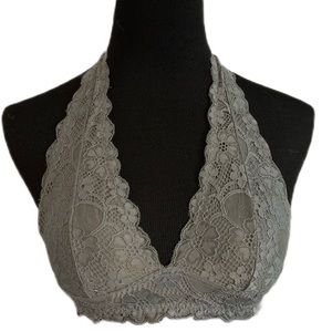 Intimately Free People SZ S Lace Halter Bralette